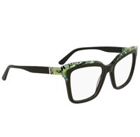 Eyeglasses frame Karl Lagerfeld Woman KL6130 KL6130309 OLIVE GREEN MARBLE52 - KL6130 KL6130309 OLIVE GREEN MARBLE52